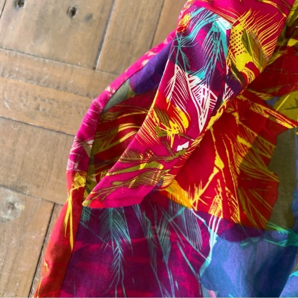 Anthropologie vibrant floral